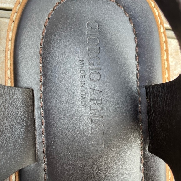 Giorgio Armani Leather Sandals main image 10